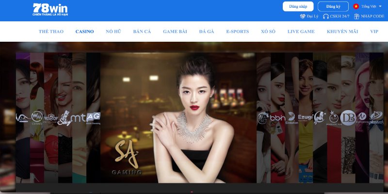 Casino online 78Win mang đến nhiều tiện ích